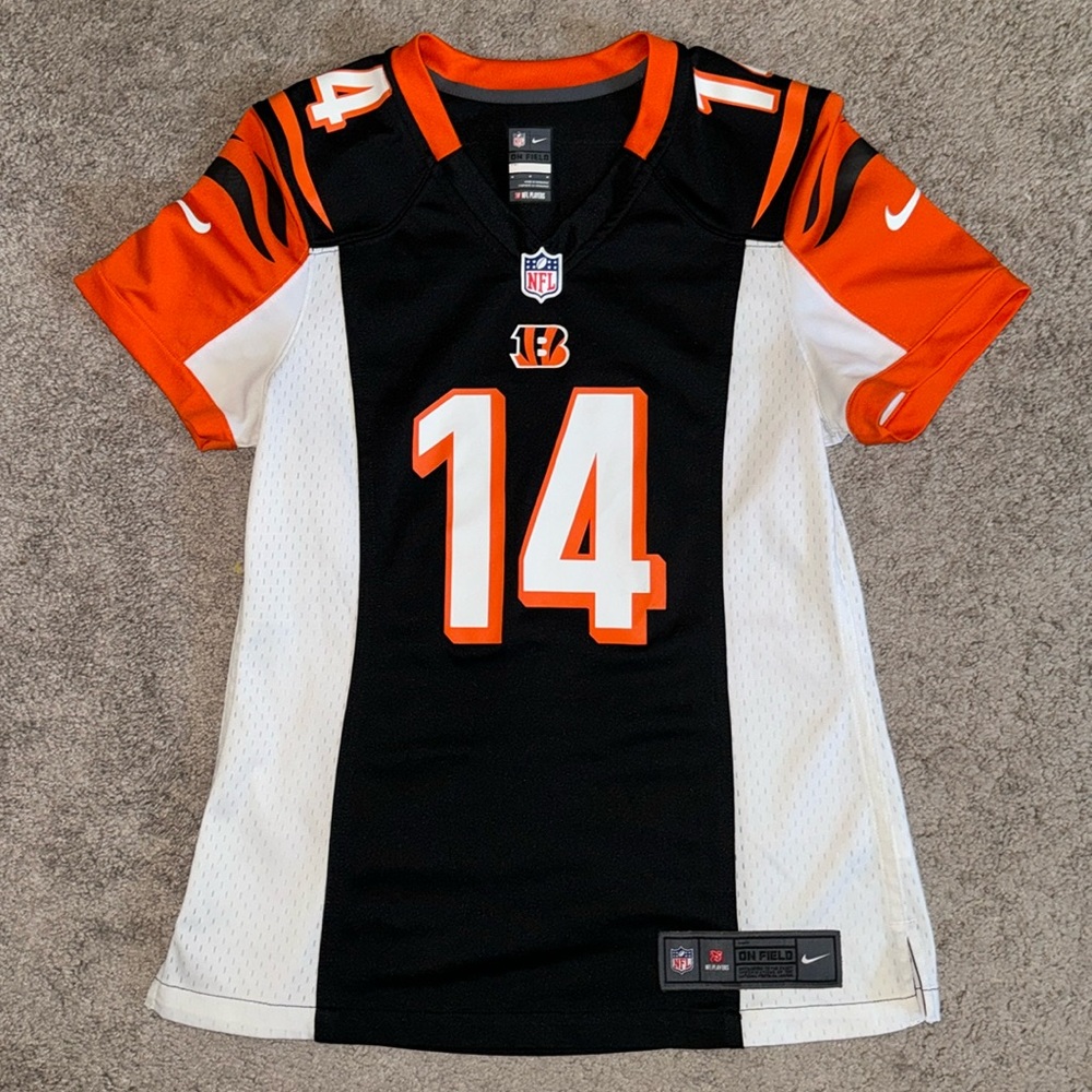 Nike Cincinnati Bengals jersey medium women’s #14 Dalton NFL football shirt top